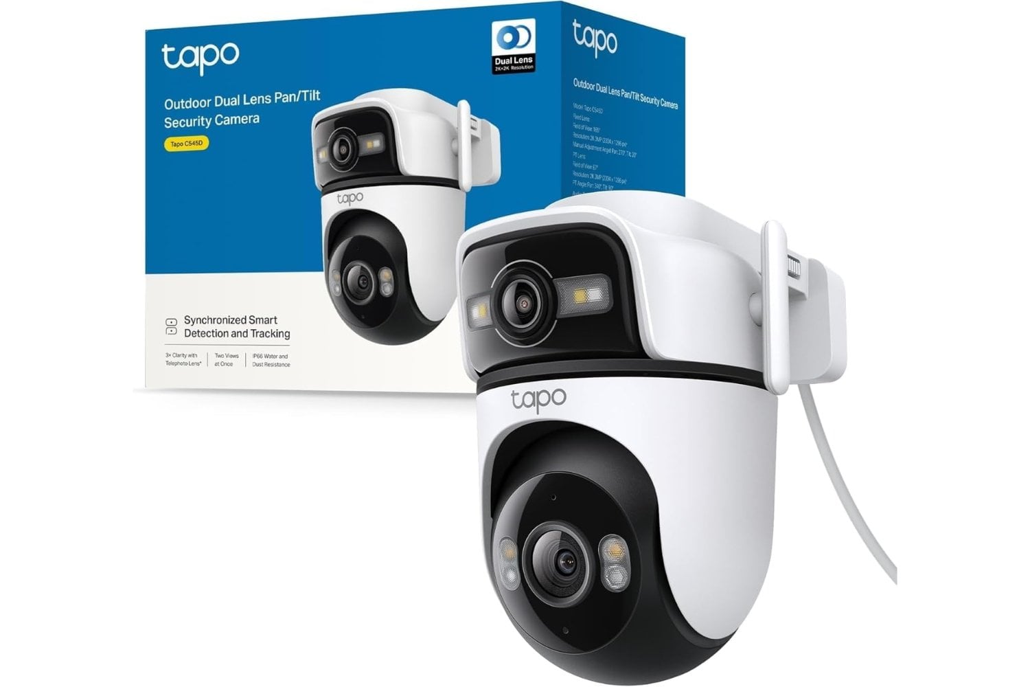 Tapo C545D - 360° Outdoor WiFi Security Camera