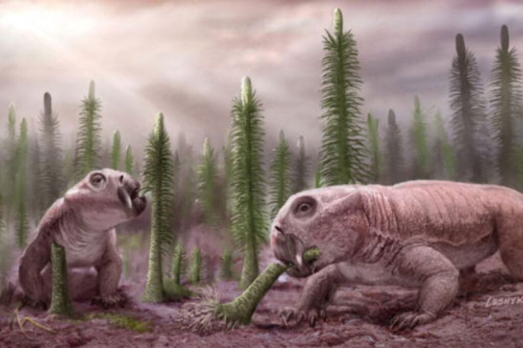 Un fósil de hace 250 millones de años conservó un embrión de Lystrosaurus dentro de su huevo. Ahora sabemos que su forma de reproducirse pudo ser una de las claves para sobrevivir a la peor extinción de la Tierra