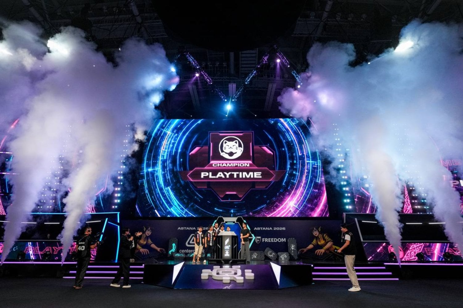PlayTime llegó a Astana con dos jugadores nuevos y sin saber hasta dónde podía llegar. Seis días después barrió 3-0 a Yakult Brothers y conquistó Dota 2 en los Games of the Future