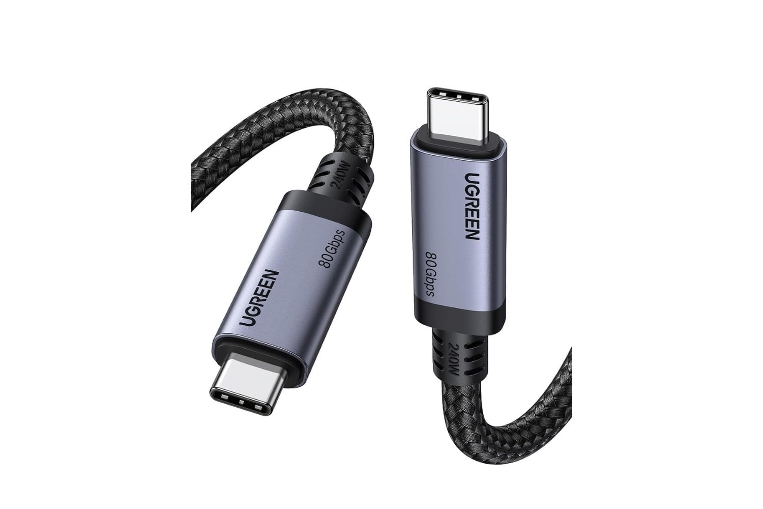 UGREEN Nexode USB Type C Cable 240W Video 16K@60H USB4 Gen4 80Gbps (1M)
