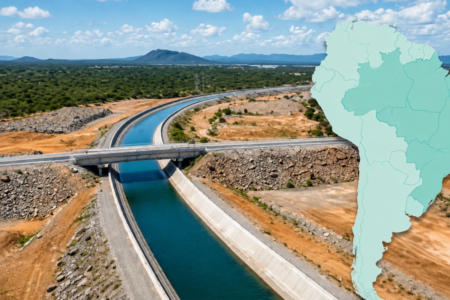 La solución de Brasil a una sequía de generaciones pasa por 145 kilómetros de hormigón