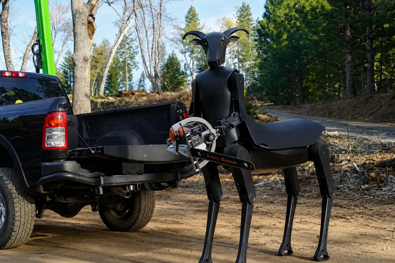 Este robot con aspecto de centauro está diseñado para entrar donde sería demasiado peligroso enviar a una persona