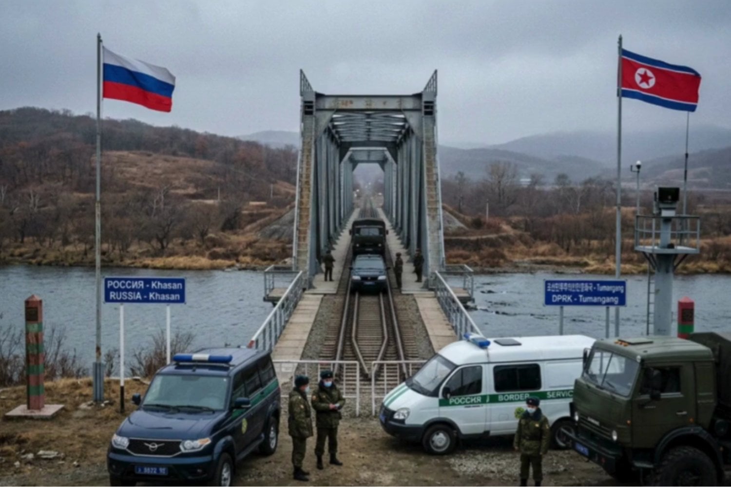 No es una megainfraestructura, pero este puente puede alterar la logística entre Rusia y Corea del Norte