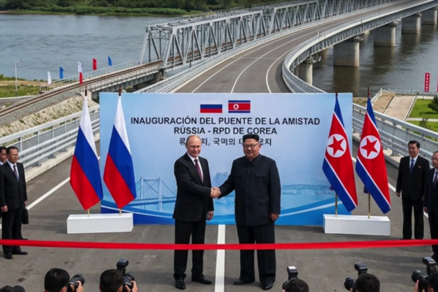 No es una megainfraestructura, pero este puente puede alterar la logística entre Rusia y Corea del Norte