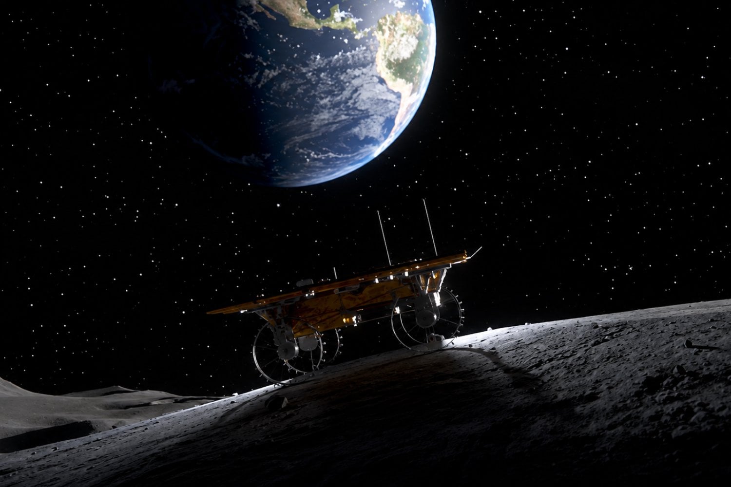 La NASA enviará tres pequeños robots a la Luna con una diferencia clave: podrán explorar sin esperar órdenes de la Tierra