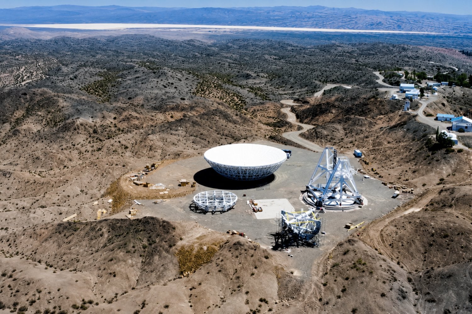 El radiotelescopio CART está terminado en un 90%, pero sigue frenado por trabas administrativas