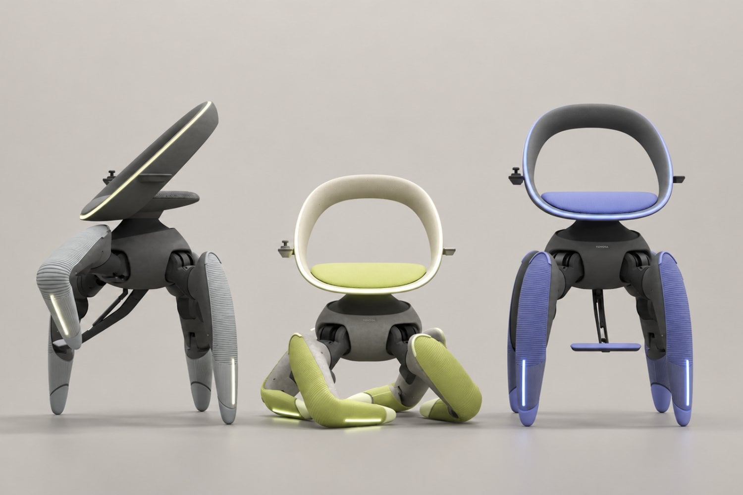 Toyota desarrolla una silla robótica que camina sobre cuatro patas y puede subir escaleras