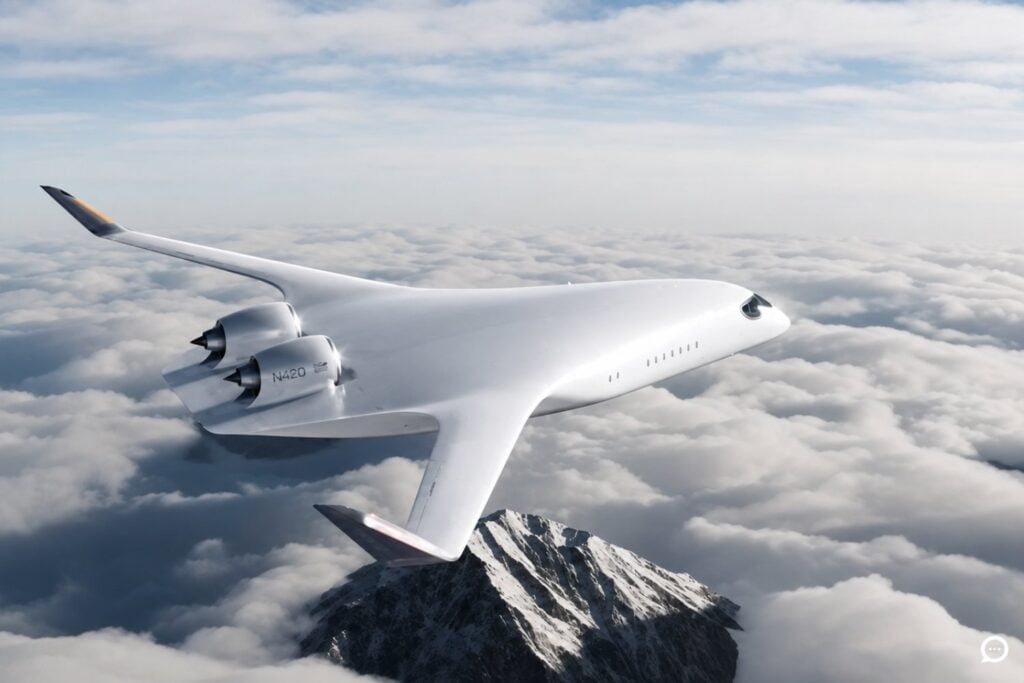 JetZero quiere cambiar la forma de los aviones comerciales con un diseño que parece una “mantarraya”