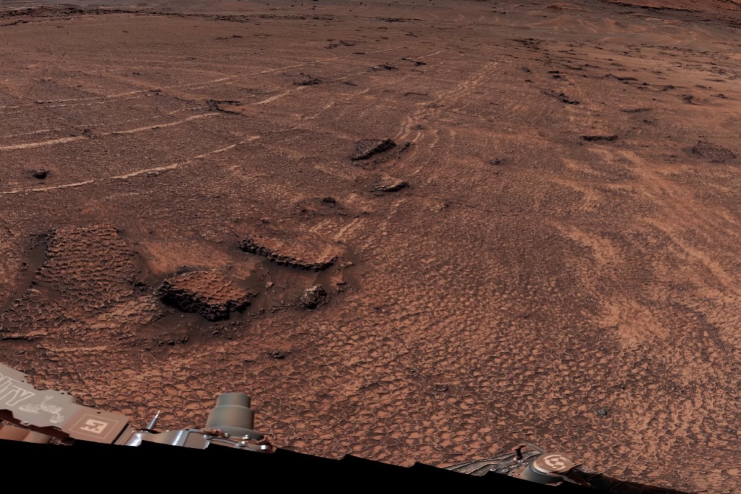 Curiosity encuentra extraños polígonos en Marte que podrían guardar la historia climática del planeta