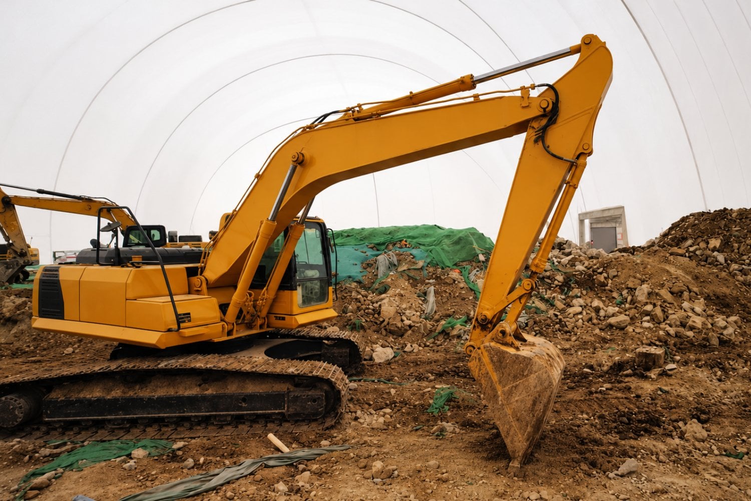 China encontró una forma de construir sin llenar el barrio de ruido y polvo: encierra las obras en cúpulas gigantes