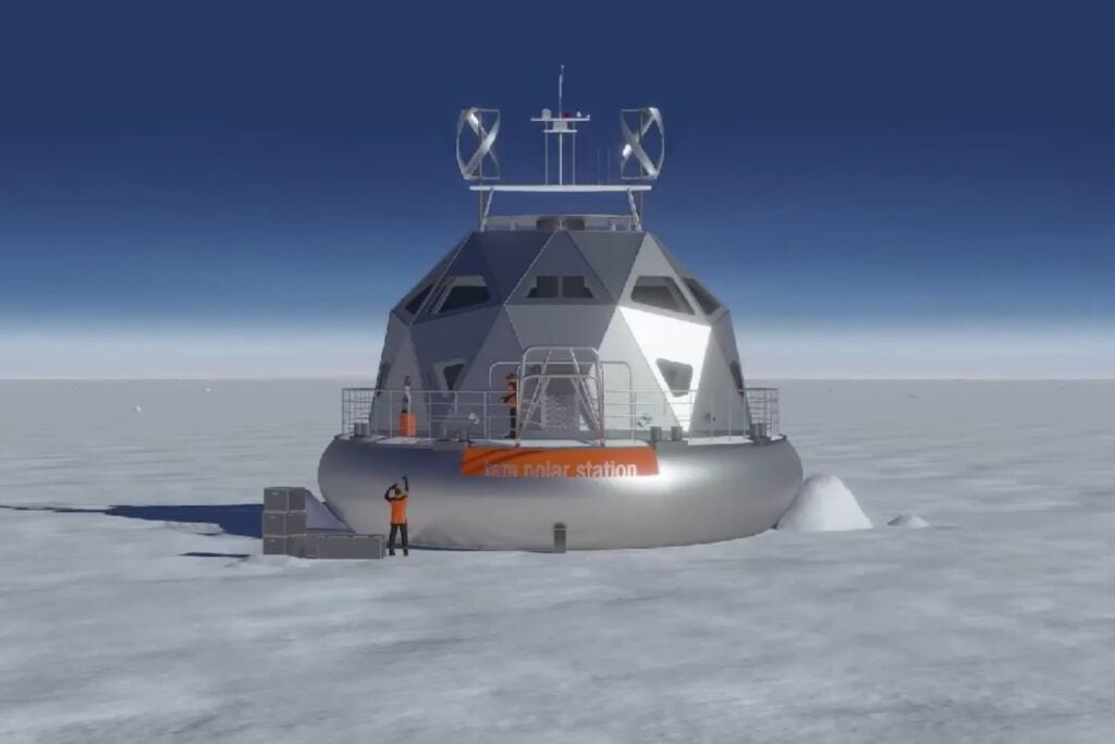Un “iglú” flotante se adentra en el Ártico para estudiar cómo está cambiando el clima