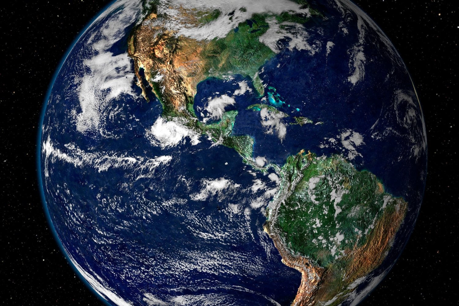 Tierra Desde El Espacio