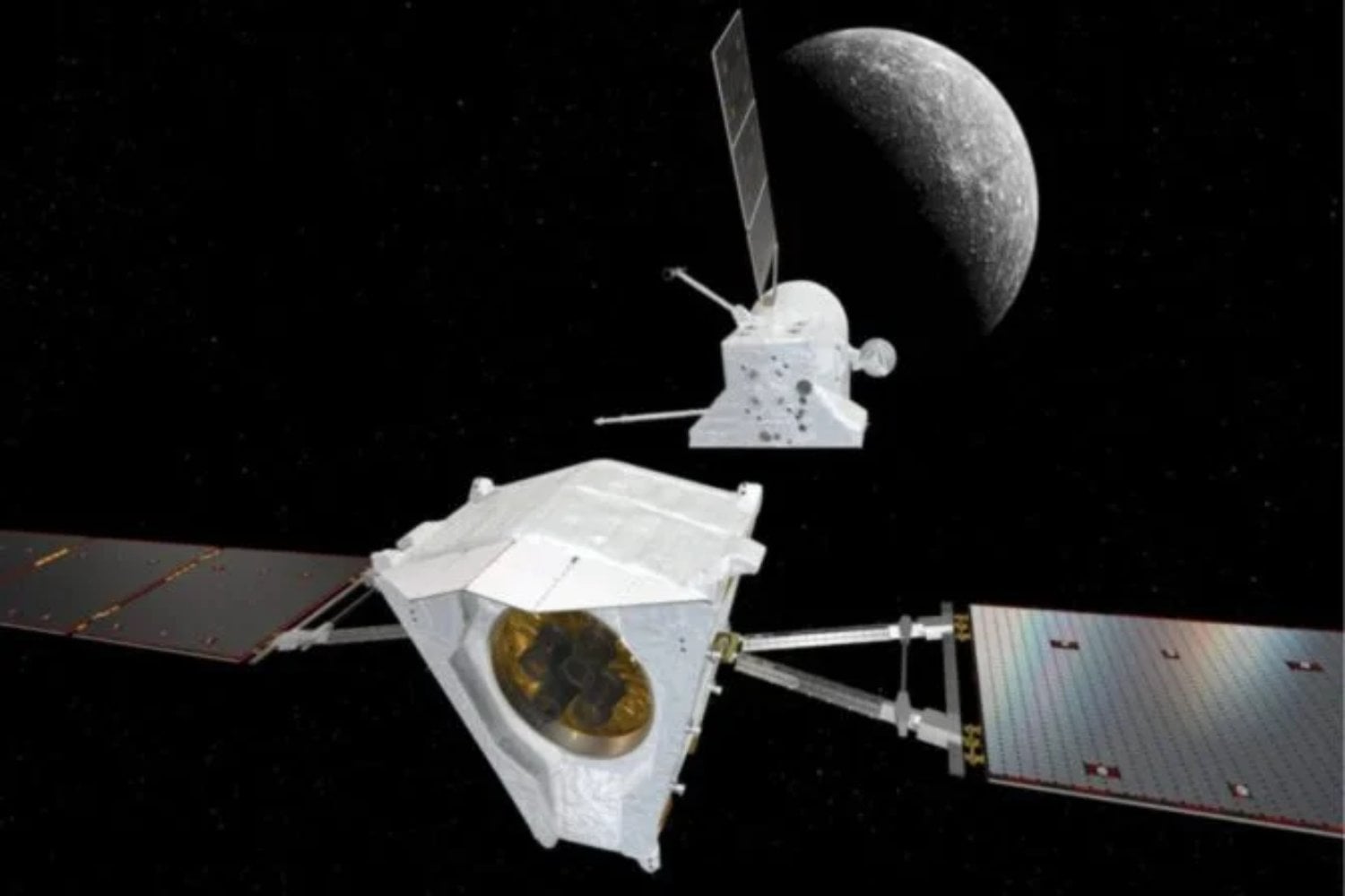BepiColombo tardó ocho años en llegar a un planeta que tenemos “al lado”. Ahora ha soltado el módulo que la impulsó y empieza lo más difícil: dejarse atrapar por el infierno de Mercurio
