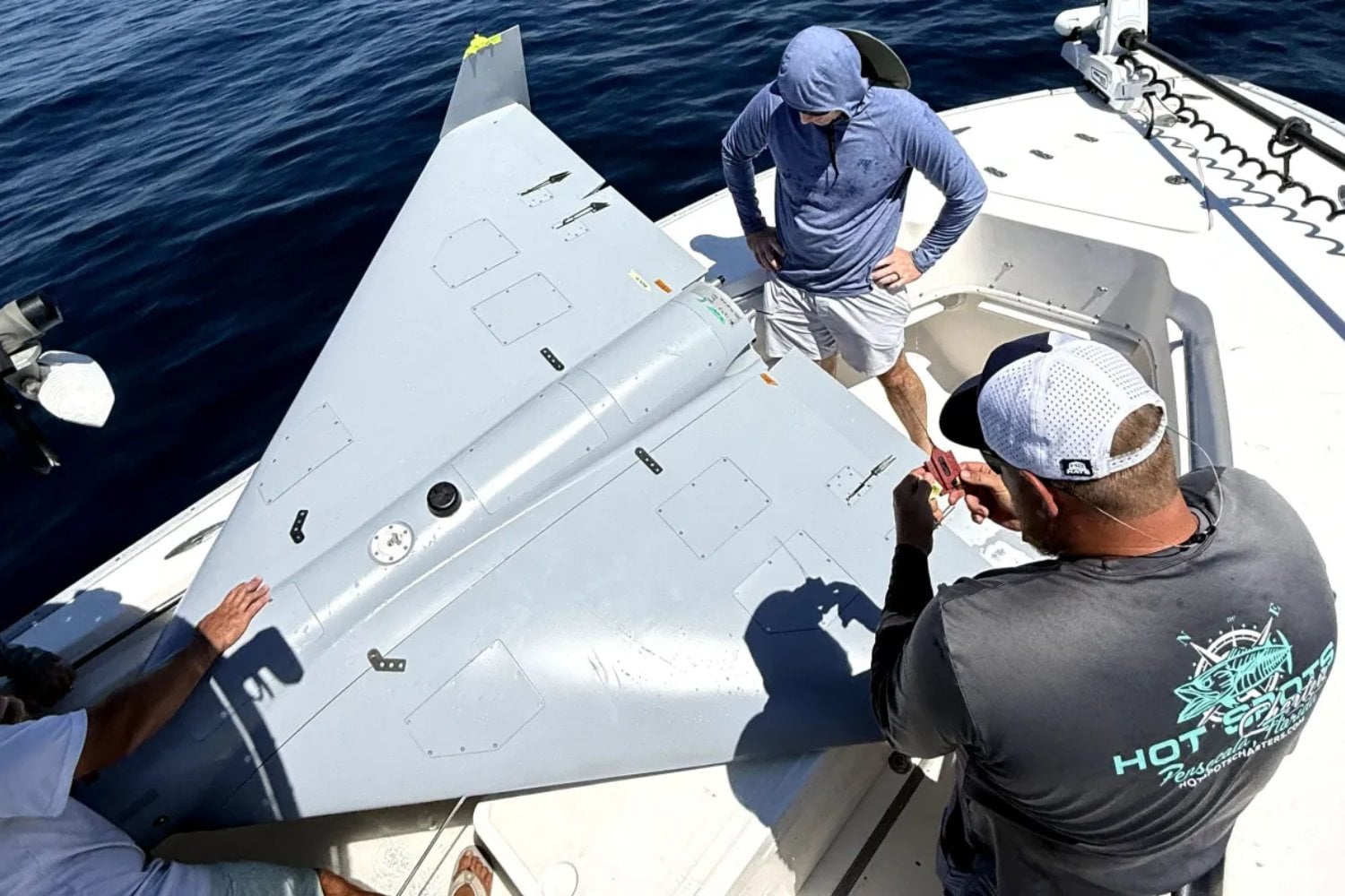 Unos pescadores salieron al mar en Florida y terminaron sacando un dron militar de EEUU. Era una copia del Shahed-136 iraní que el Pentágono convirtió en arma