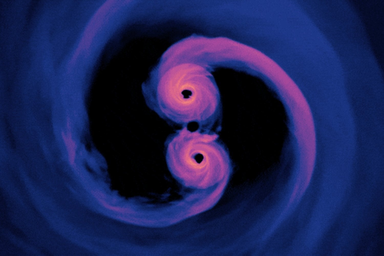 Cuando dos galaxias chocan, sus agujeros negros pueden convertir estrellas enteras en proyectiles que viajan a un tercio de la velocidad de la luz. Euclid y Roman podrían encontrar los primeros ejemplos