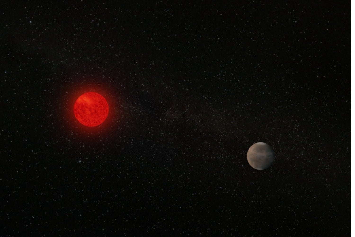 Astrónomos detectan un posible planeta que completa más de 600 años mientras la Tierra termina uno. Está tan cerca de su estrella que debería ser una roca desnuda, pero parece conservar agua y nubes a más de 3.000 °C