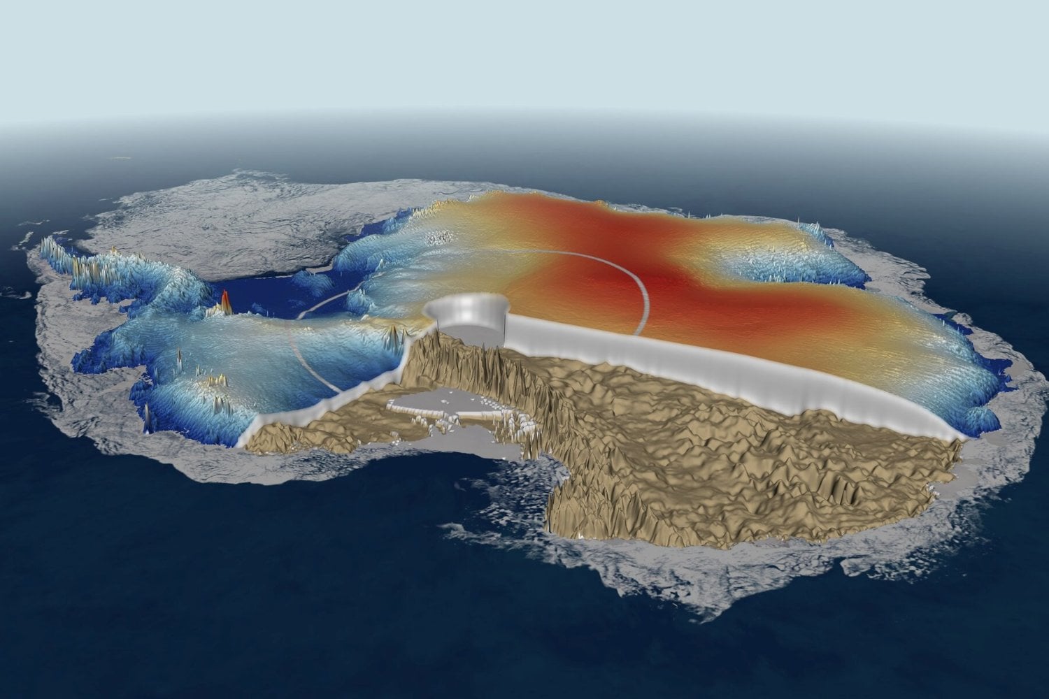 La Antártida llevaba décadas perdiendo hielo. Entonces el océano se calentó a miles de kilómetros y provocó tanta nieve que el continente ganó 695.000 millones de toneladas en solo 22 meses