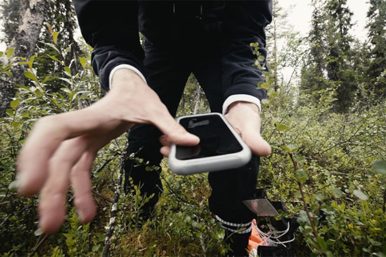 Una empresa soltó un iPhone desde 30 kilómetros de altura y lo dejó caer sin paracaídas sobre un bosque de Suecia. Sobrevivió, batió un récord Guinness y la física tiene mucho que ver