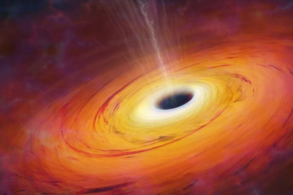 A 12.000 años luz hay un agujero negro lanzando un chorro casi directo hacia la Tierra. Los astrónomos llevaban 30 años buscando algo así