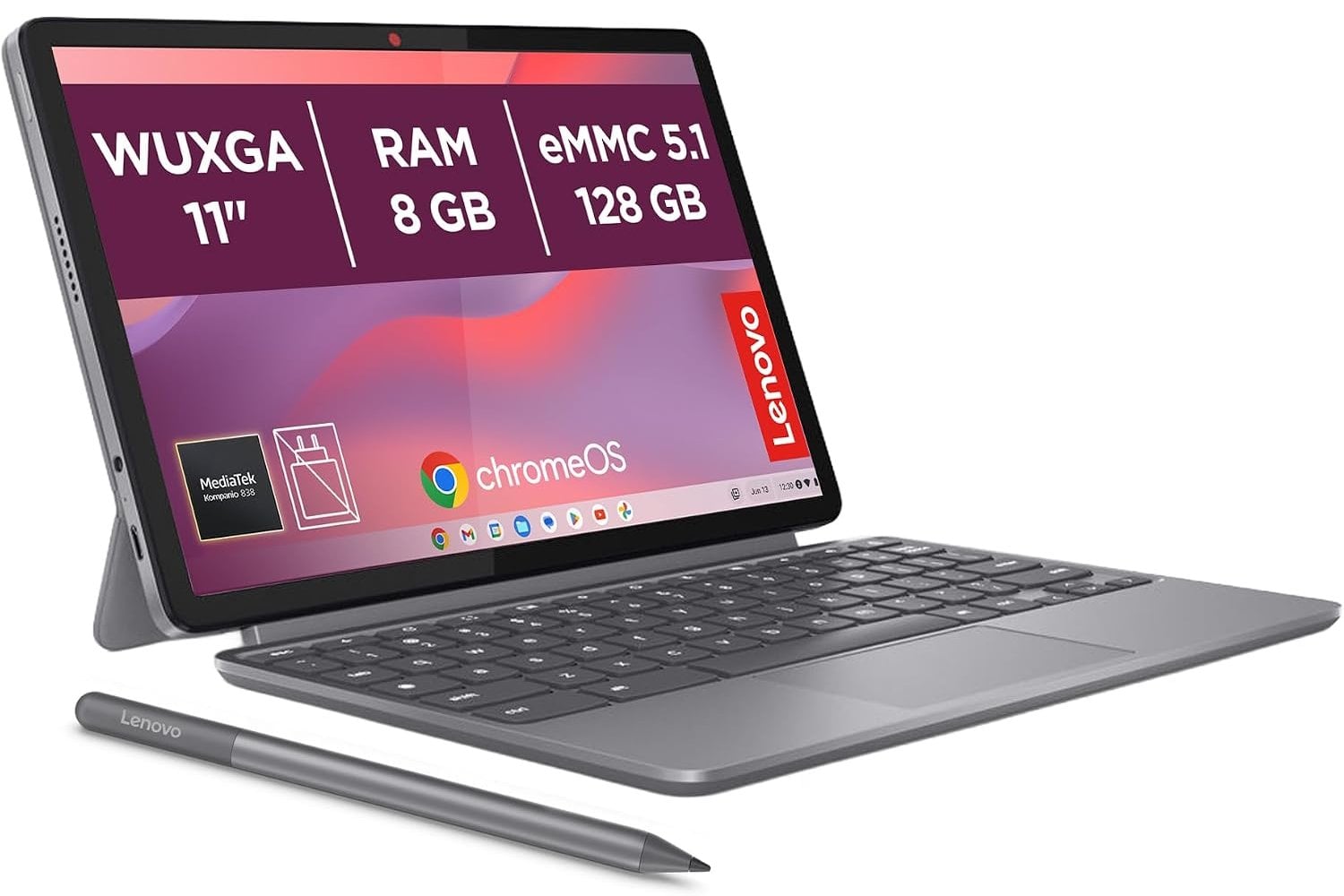 Lenovo Chromebook Duet Gen 9 - 11" WUXGA Touchscreen + Stylus Included