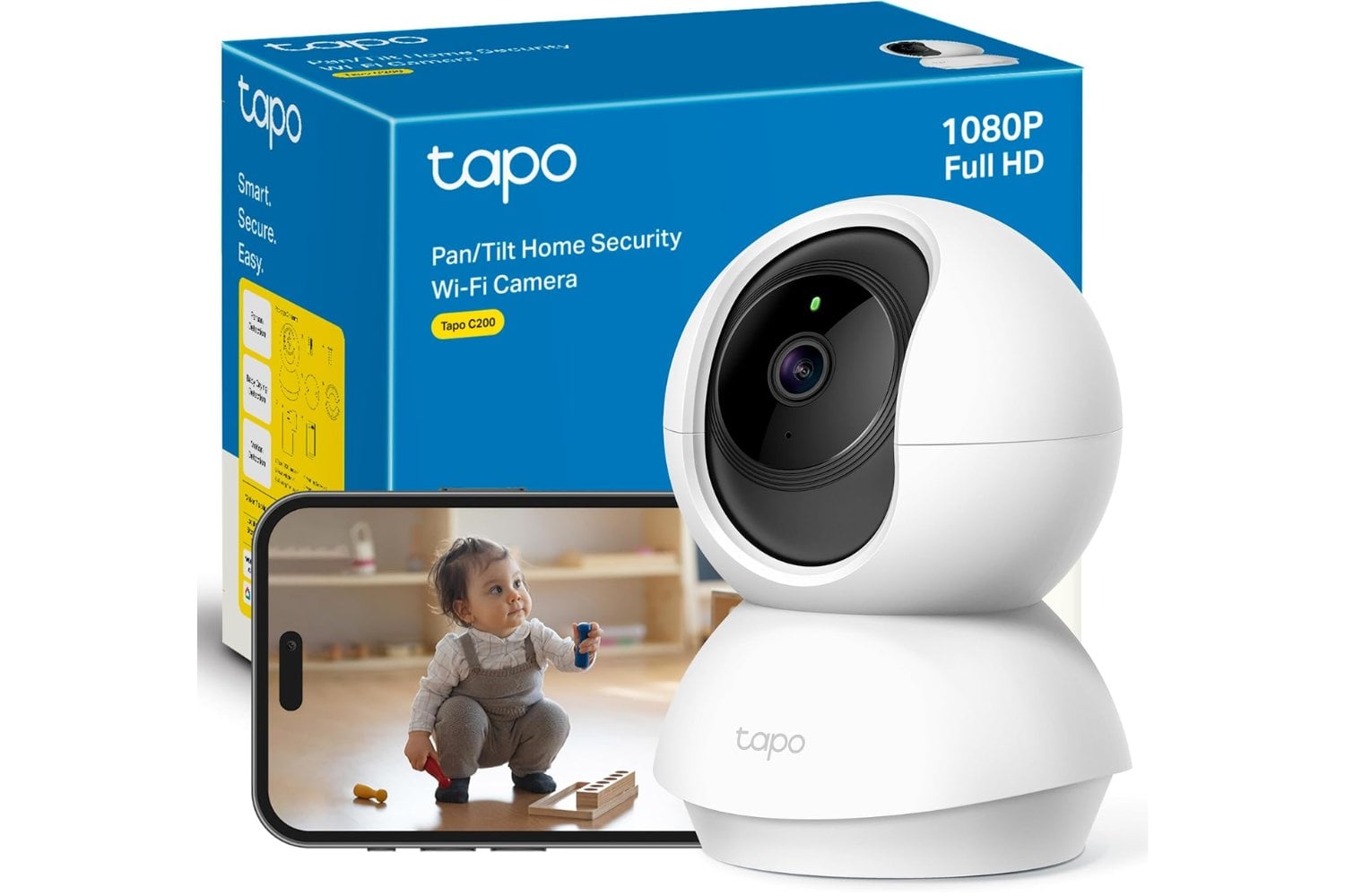 Tapo C200 - 360° Indoor WiFi Security Camera