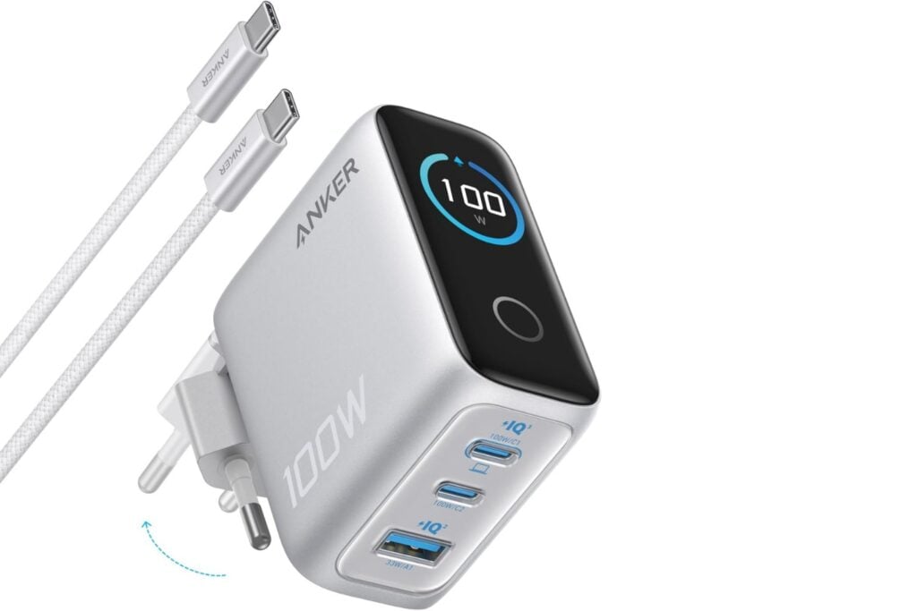 Anker 100W USB-C Fast Charger with 3 GAN Ports