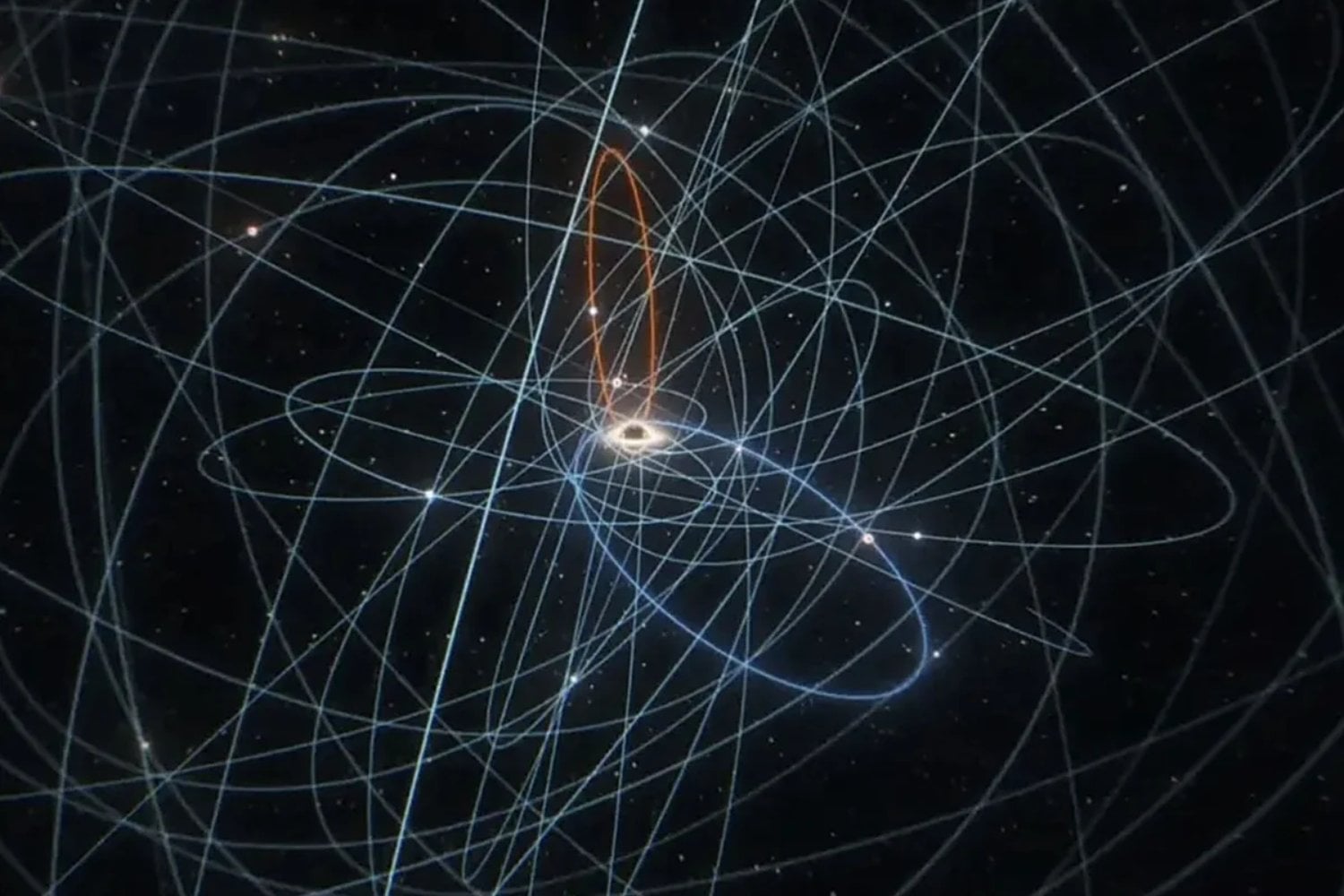 En el centro de la Vía Láctea hay una estrella que recorre 25.600 kilómetros cada segundo. No intenta escapar: da una vuelta completa a un agujero negro de cuatro millones de soles cada 8,7 años