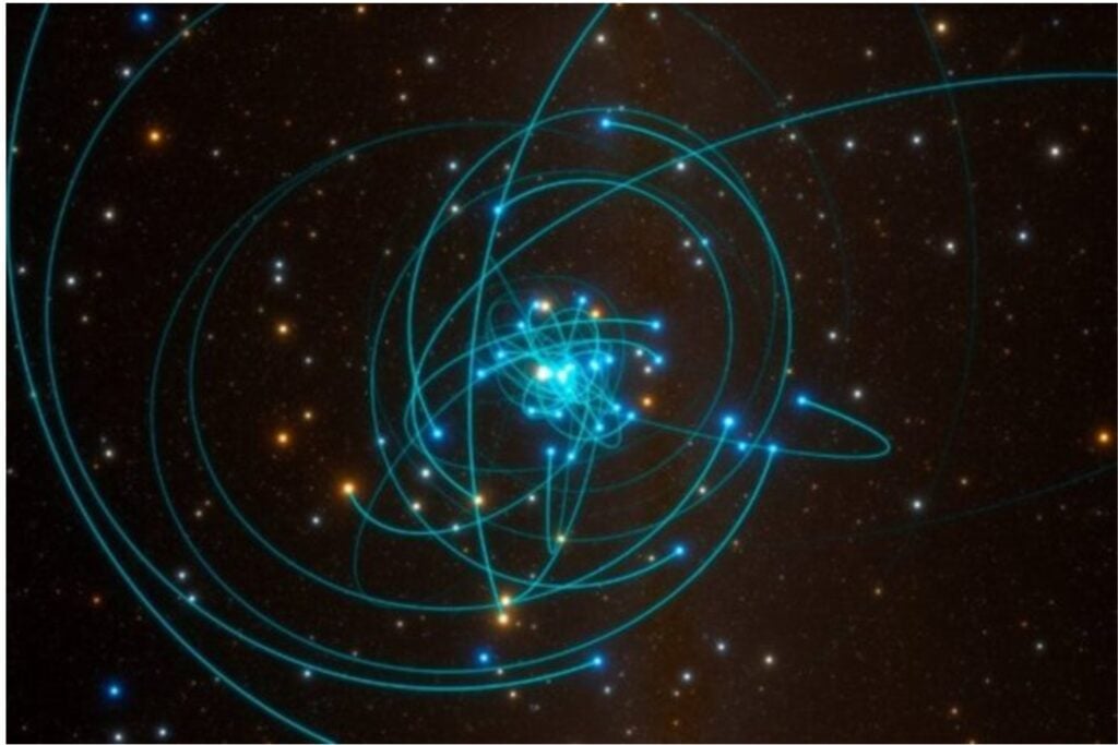 En el centro de la Vía Láctea hay una estrella que recorre 25.600 kilómetros cada segundo. No intenta escapar: da una vuelta completa a un agujero negro de cuatro millones de soles cada 8,7 años