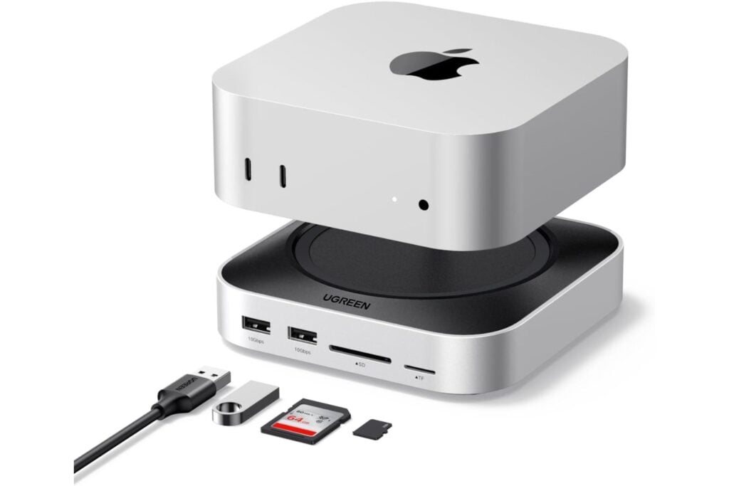 UGREEN Docking Station USB C Hub and Stand for Mac Mini M4 et M4 Pro