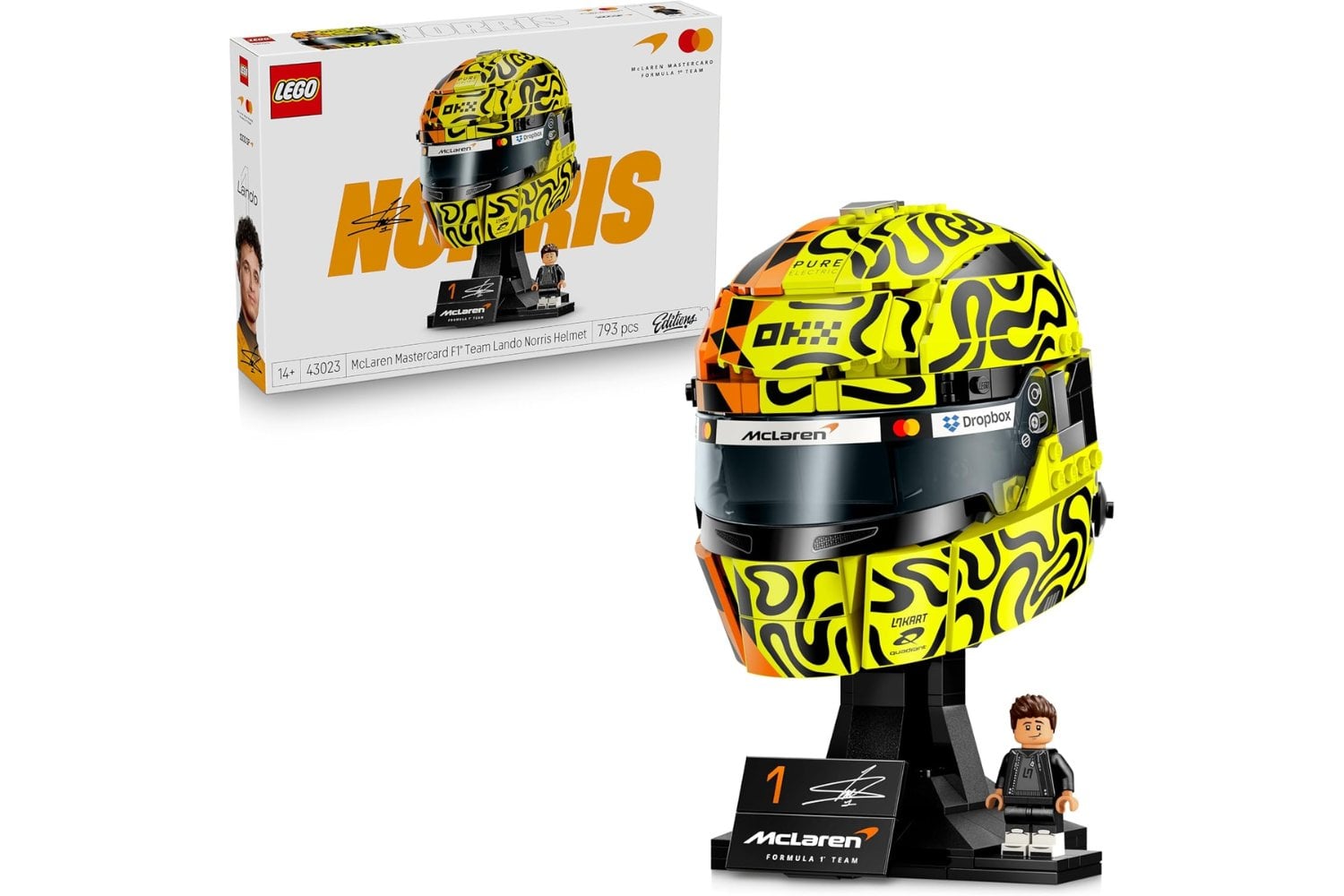 LEGO Editions McLaren MasterCard F1 Team: Lando Norris Helmet 43023