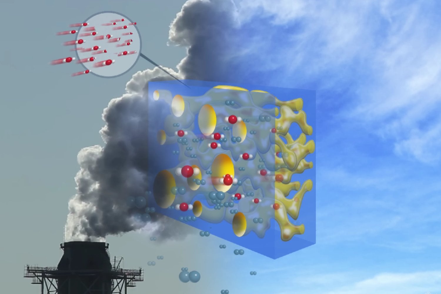 España desarrolla unas membranas ultrafinas capaces de capturar CO₂ directamente del aire