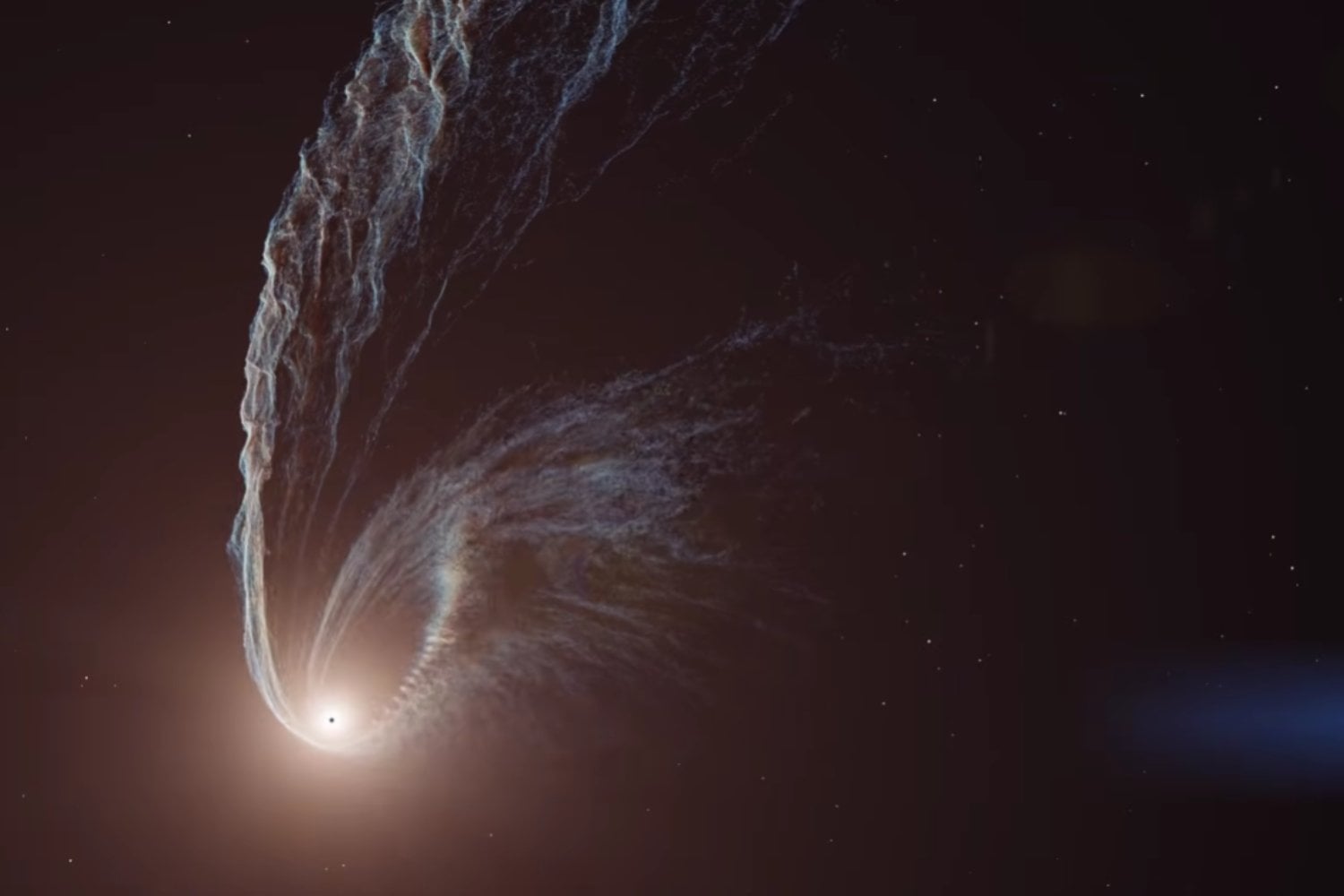 Algunas estrellas sobreviven a encuentros con agujeros negros y los científicos creen haber descubierto por qué sus destellos se debilitan