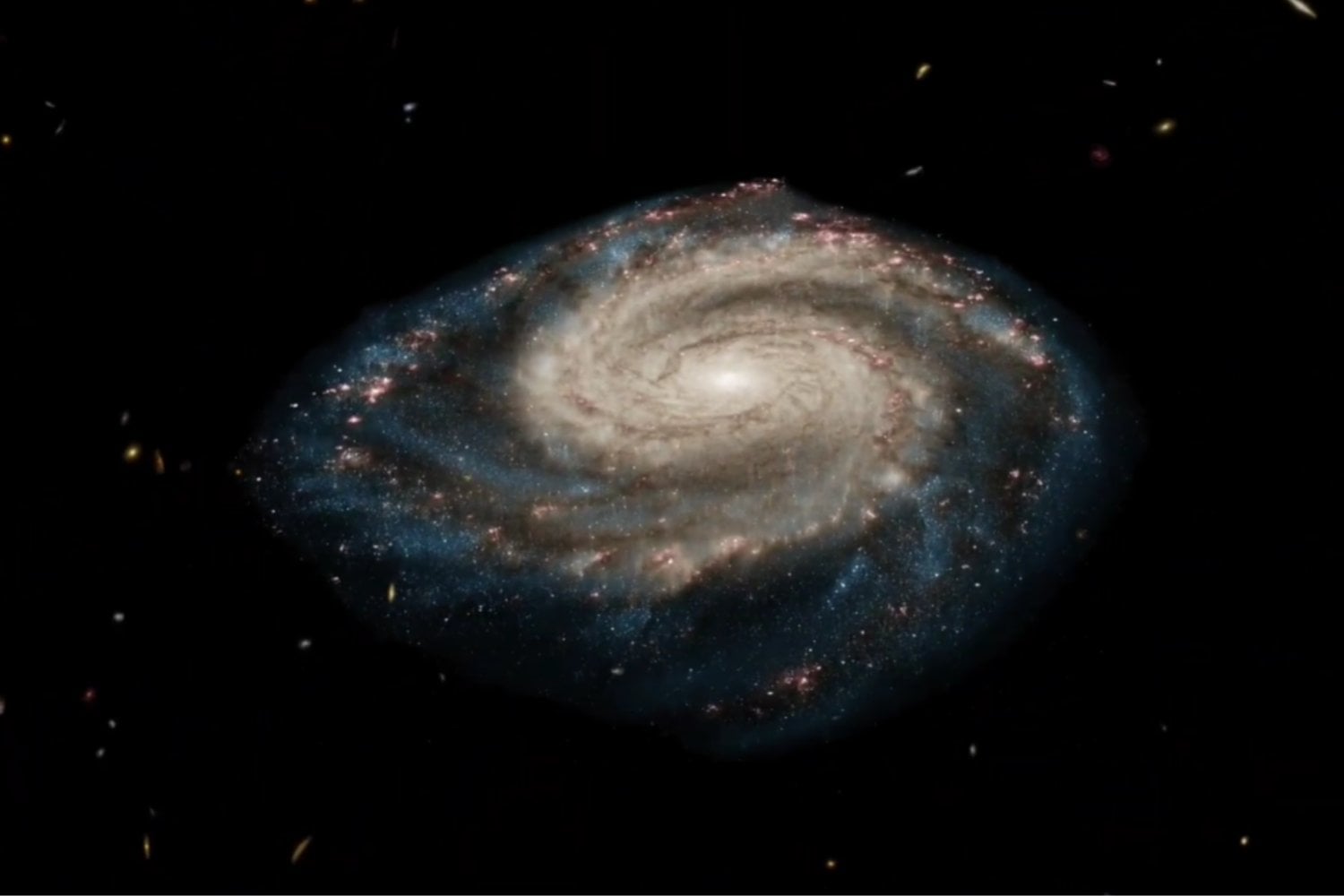 El James Webb adelanta el inicio del reciclaje químico del universo)