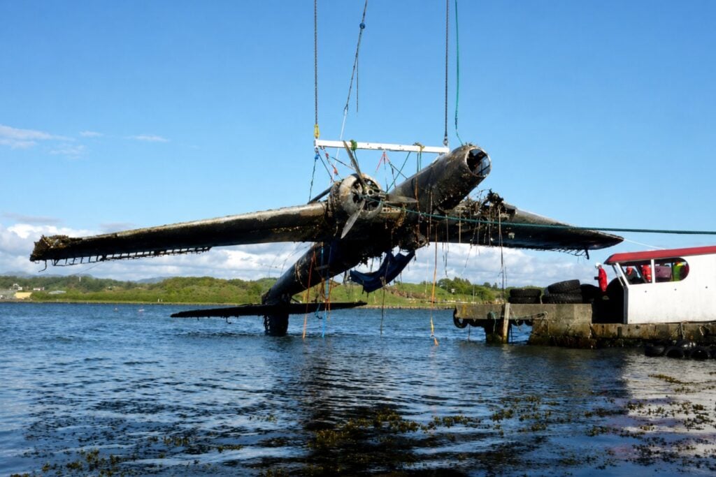 Un hidroavión nazi hundido en 1942 reaparece casi 70 años después