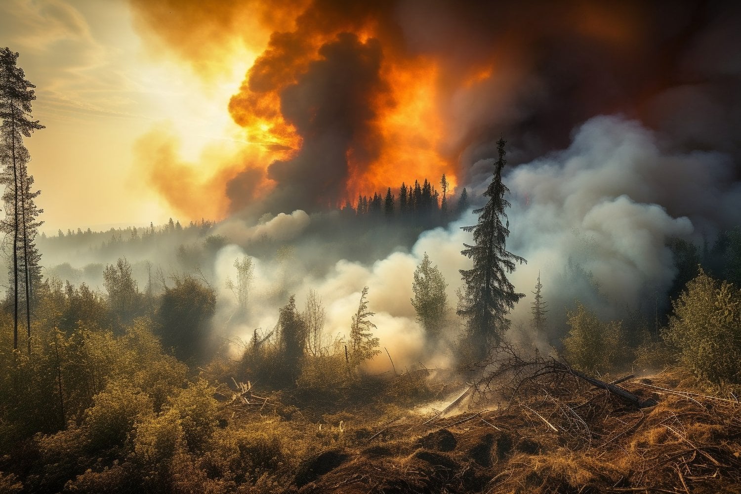 Cómo la NASA detecta desde el espacio el humo de los incendios y las zonas con mayor contaminación