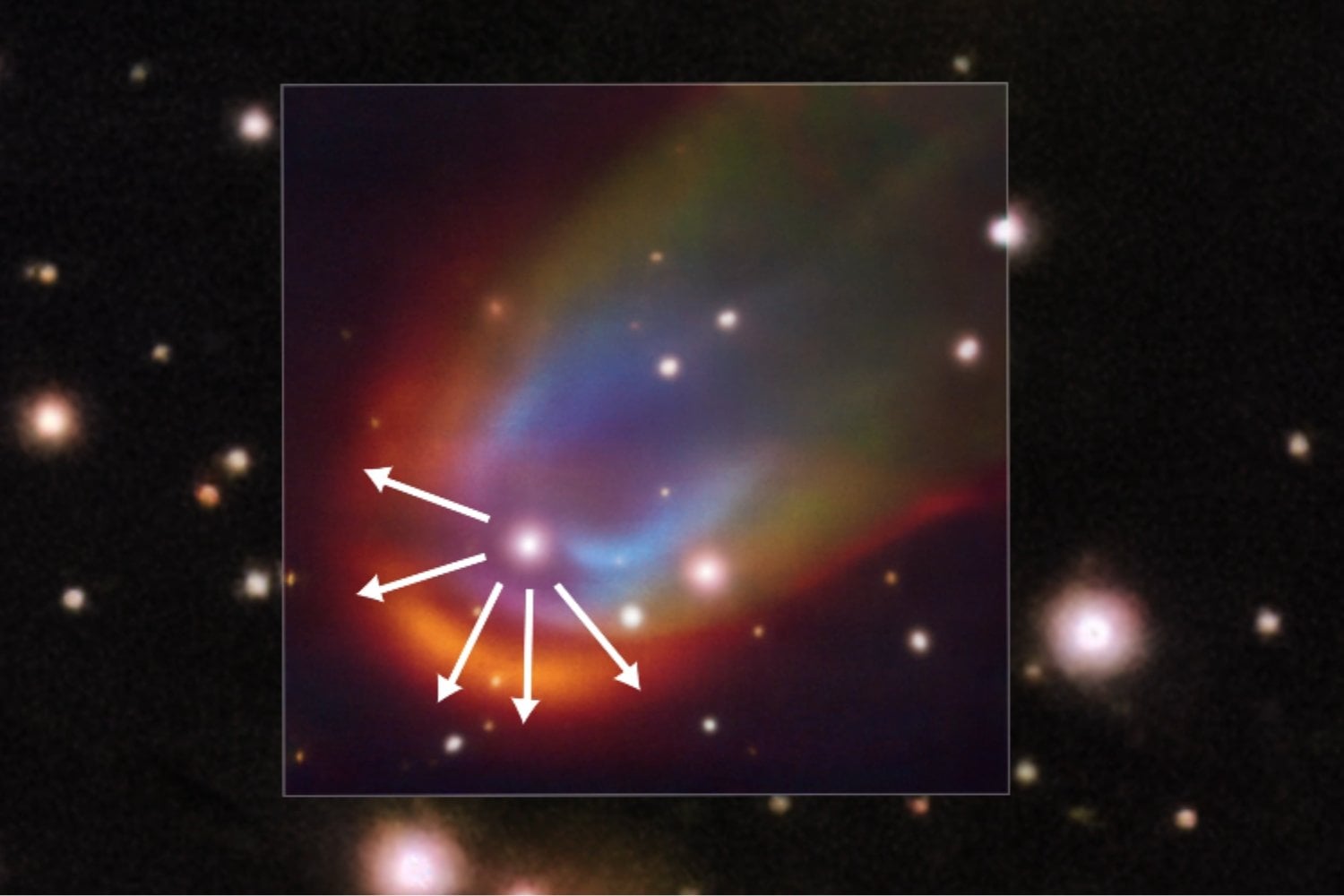 Una estrella muerta está generando una onda de choque que no debería existir y los astrónomos no saben qué la alimenta