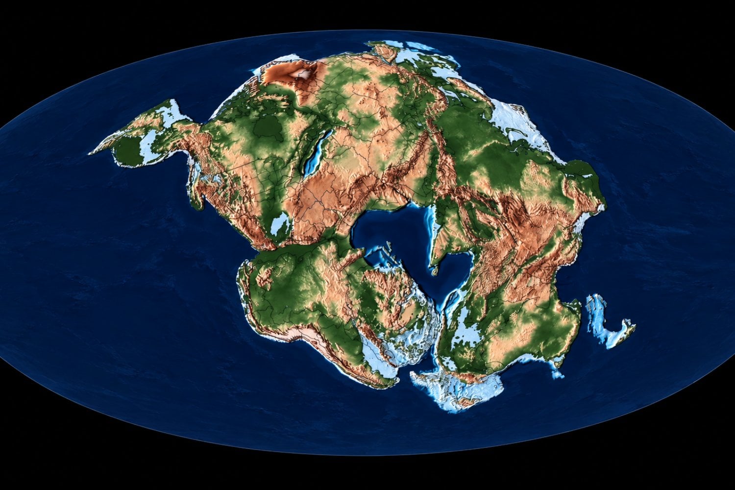 Así se moverán los continentes hasta formar una nueva Pangea