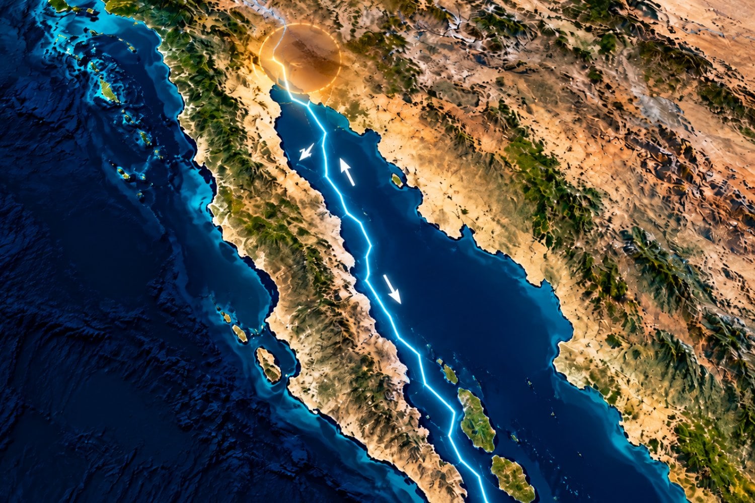 Baja California se está separando de México, pero el proceso tardará millones de años