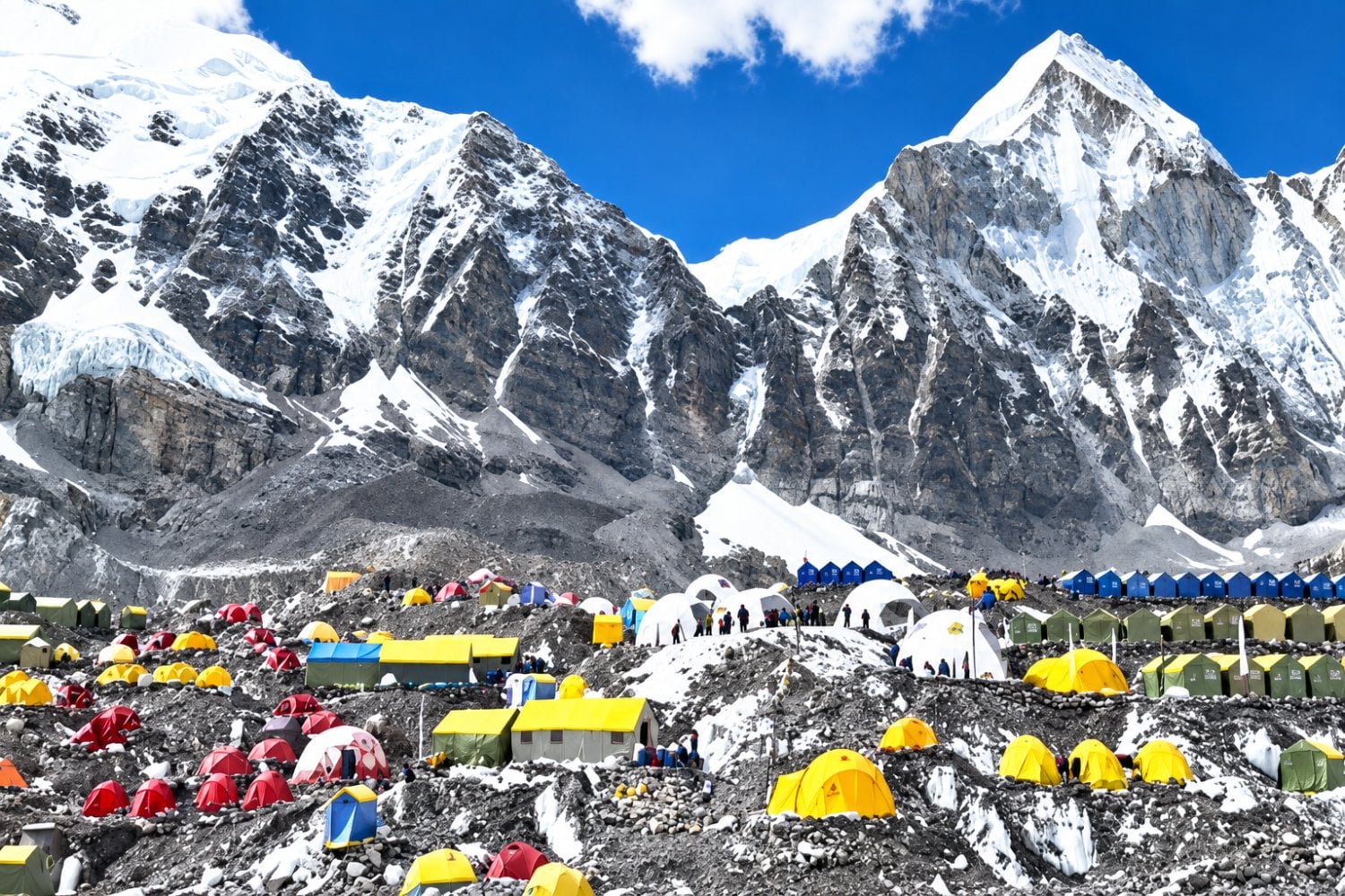 El cambio climático derrite el Everest, pero el turismo masivo puede estar acelerando el proceso