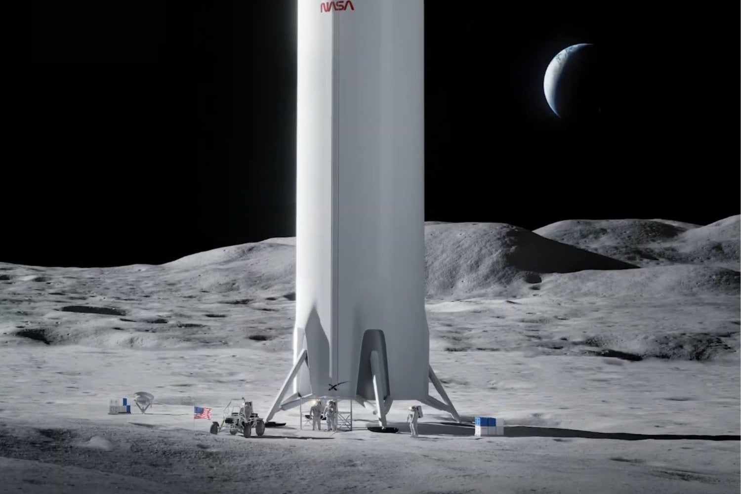 Una ciudad de un millón de personas en la Luna agotaría su agua en apenas un siglo