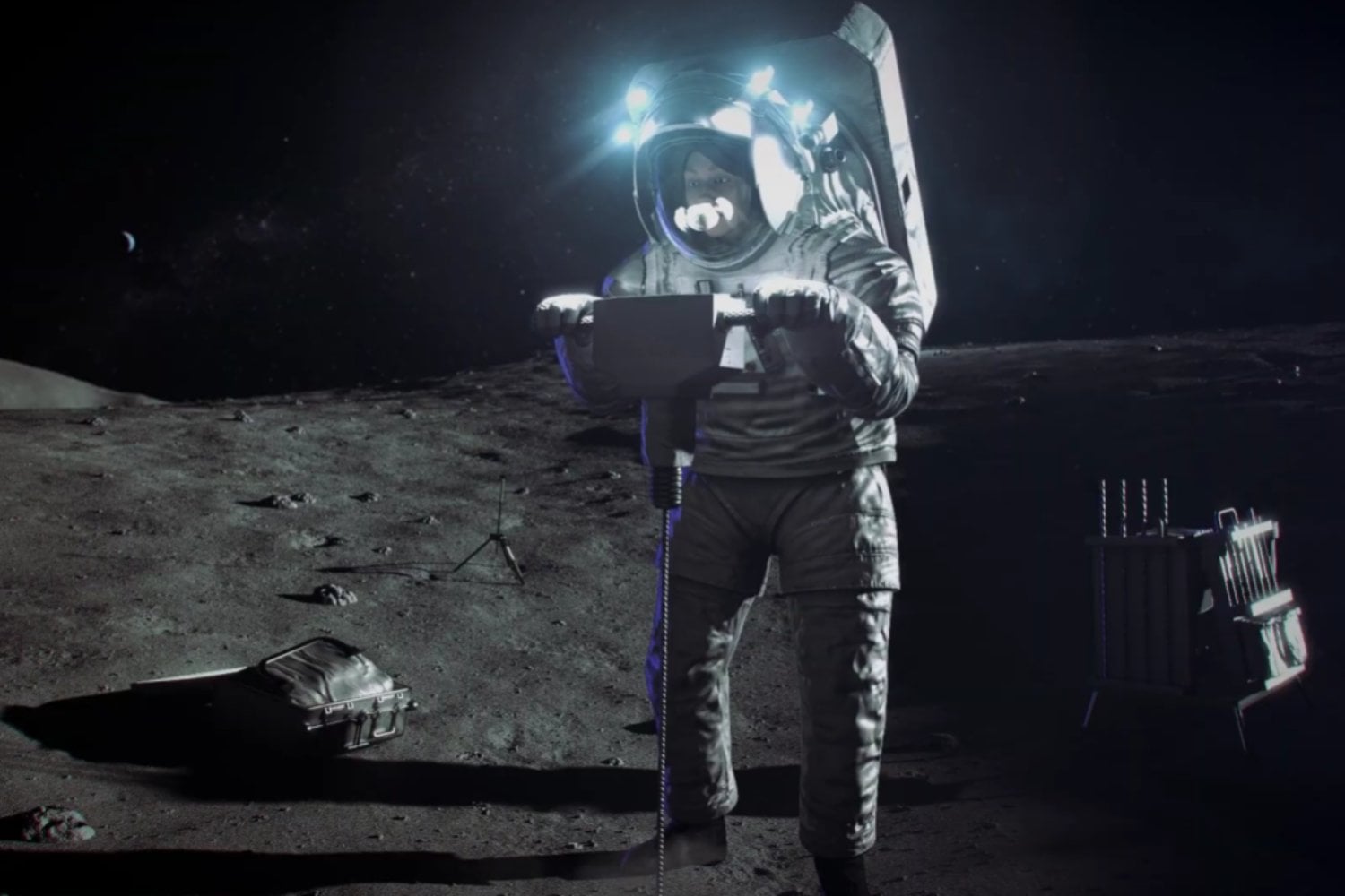 El agua podría ser el gran límite para una ciudad humana en la Luna