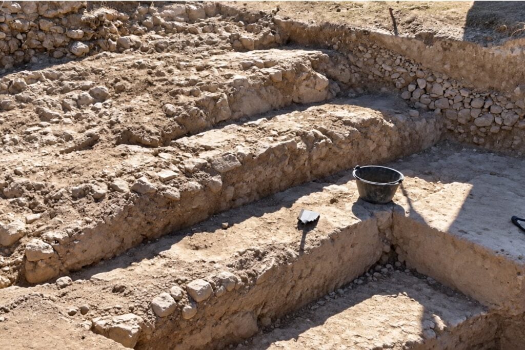 Tras 35 años, vuelven a excavar un teatro romano en Málaga y encuentran una grada excepcionalmente conservada