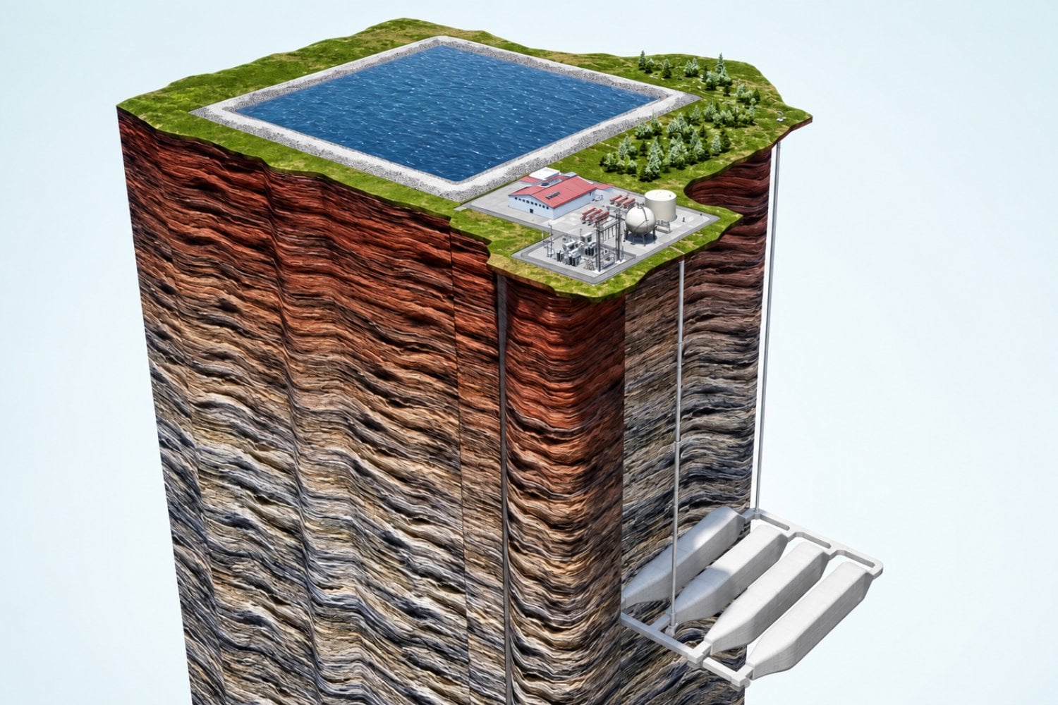 Guardar energía bajo tierra: las rocas podrían convertirse en enormes baterías para las renovables