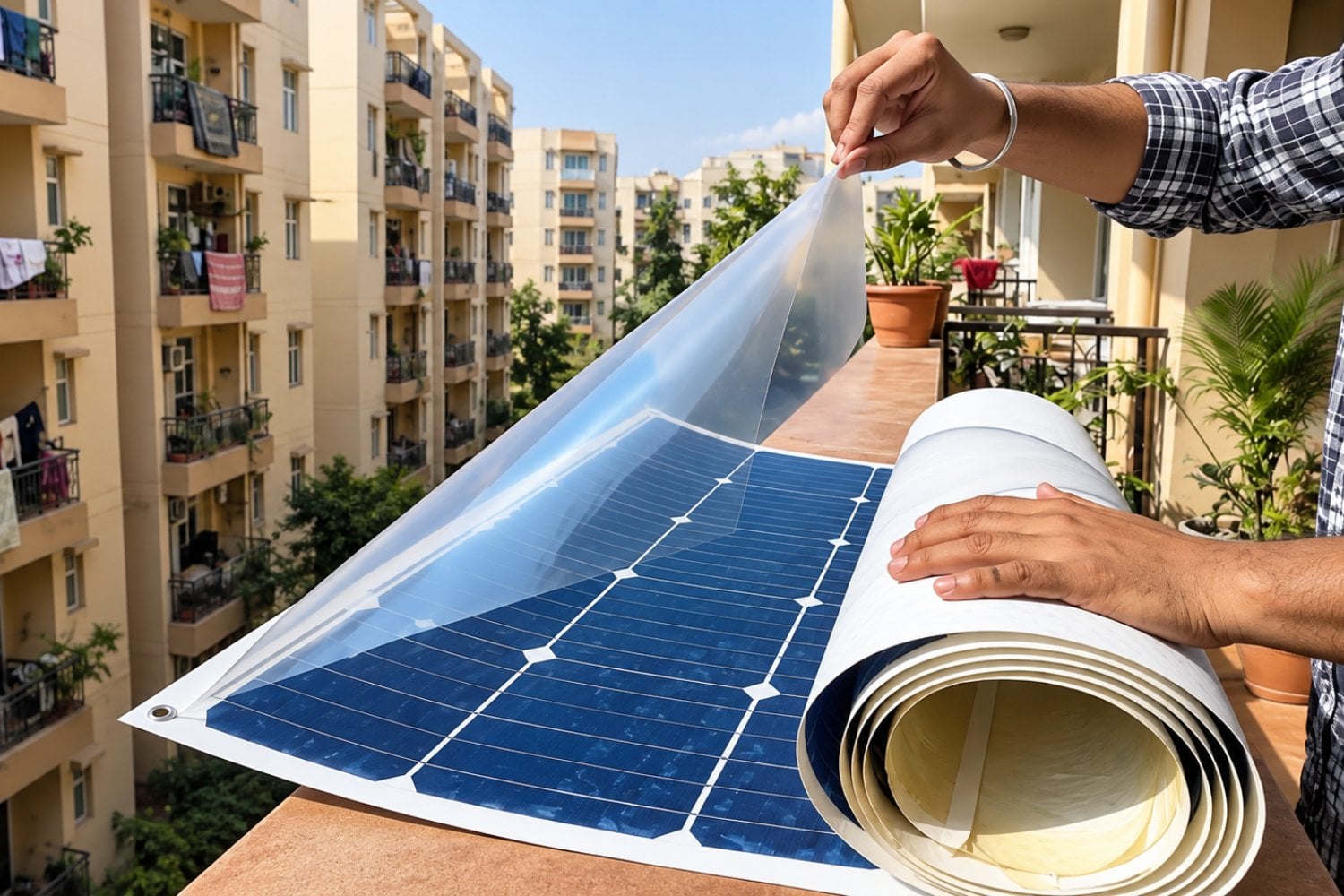 La nueva generación de paneles solares no necesita tejados: puede pegarse sobre vehículos, drones y barcos