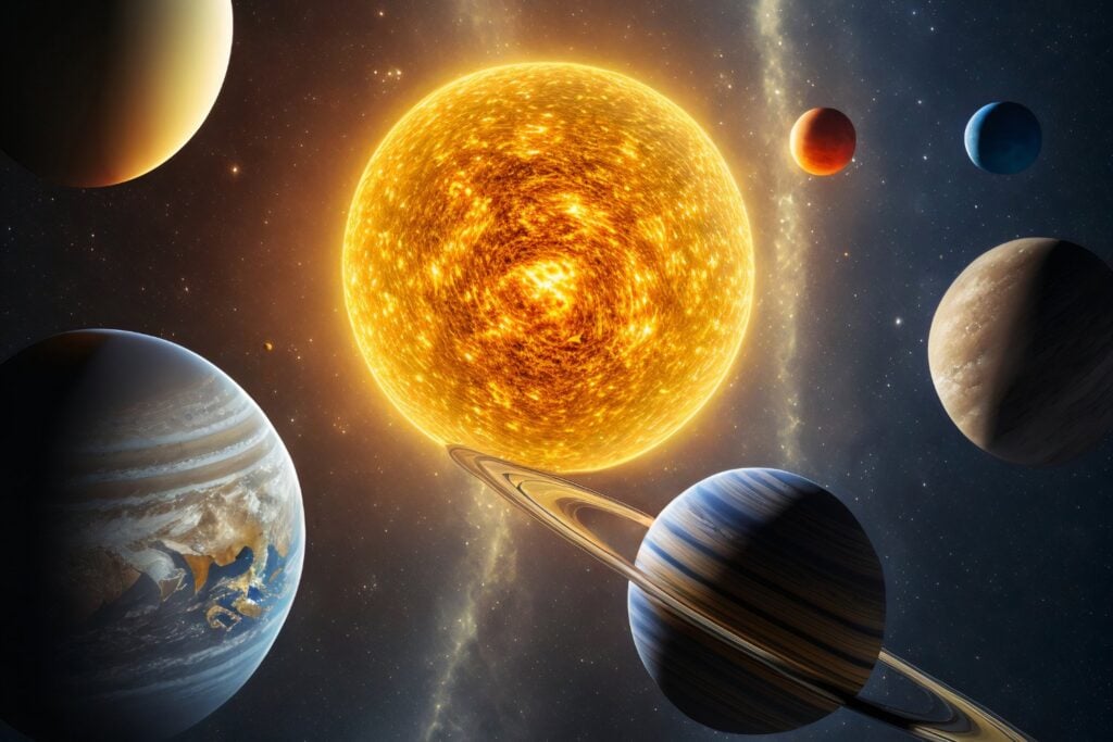 El Sistema Solar no tiene un centro fijo: así funciona realmente su danza gravitatoria