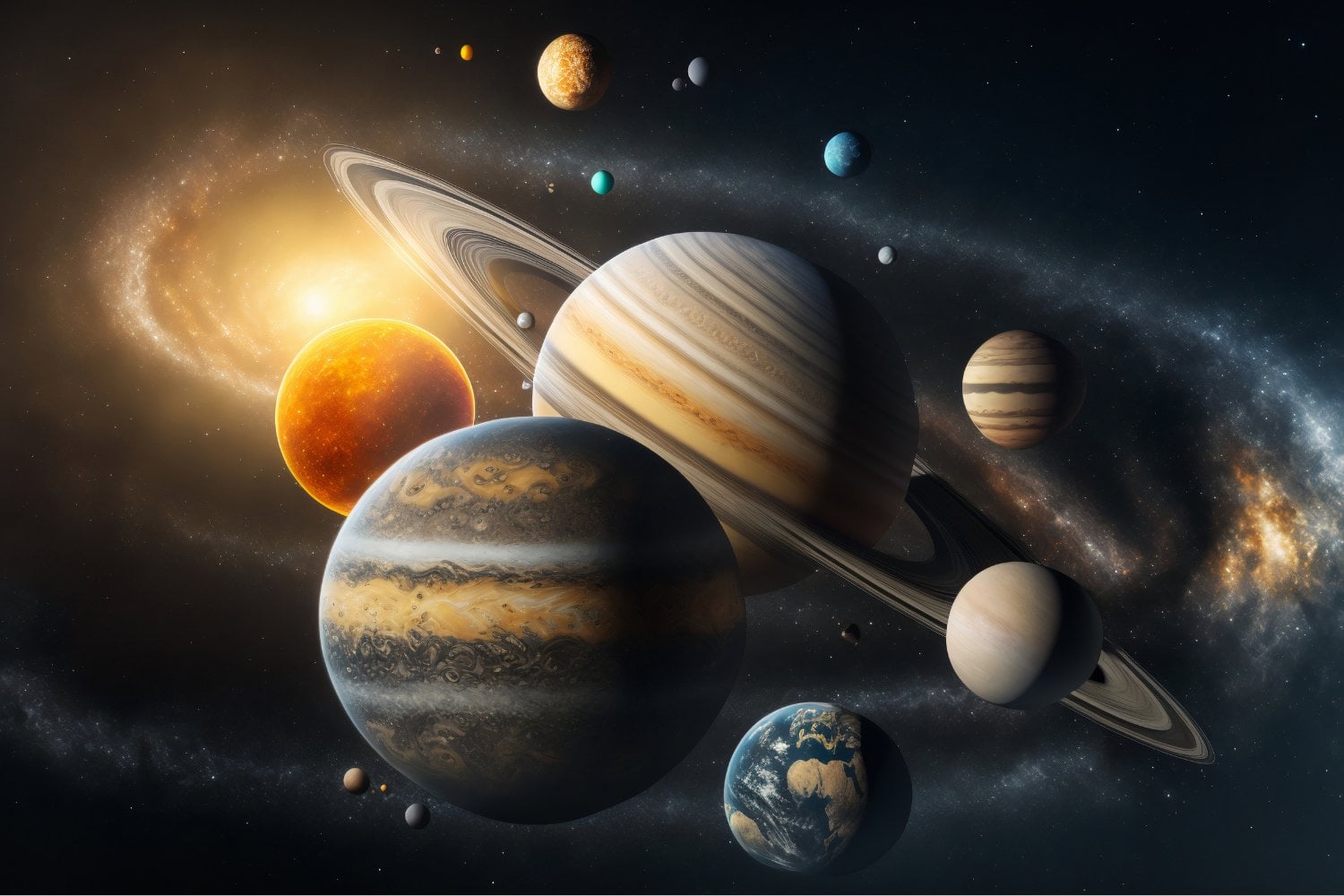 El Sistema Solar no tiene un centro fijo: así funciona realmente su danza gravitatoria