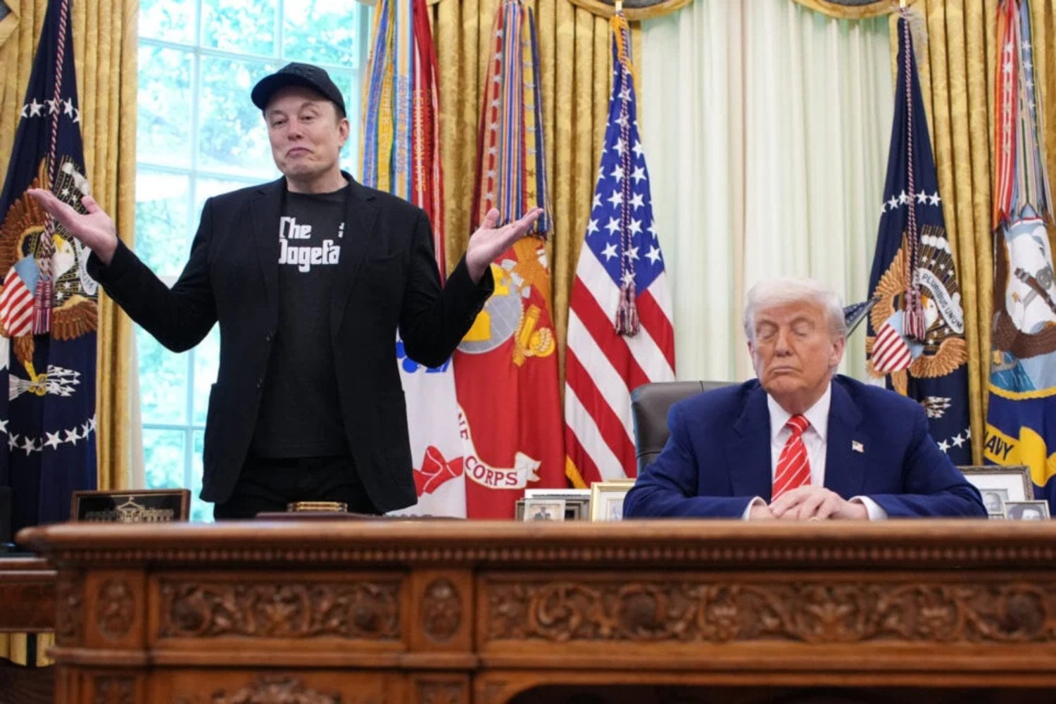 Trump y Elon Musk coinciden en algo: ninguno sabe quién dejó a Ucrania sin Starshield. Debió de ser el perro