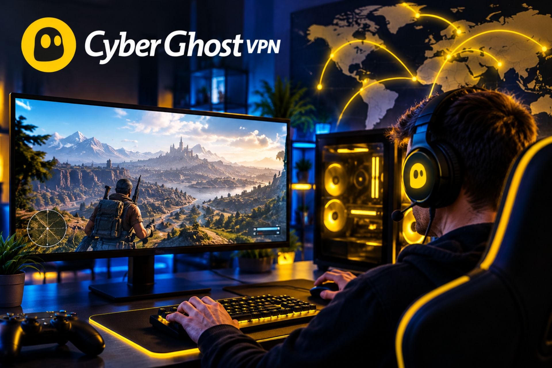 cyberghost vpn gaming