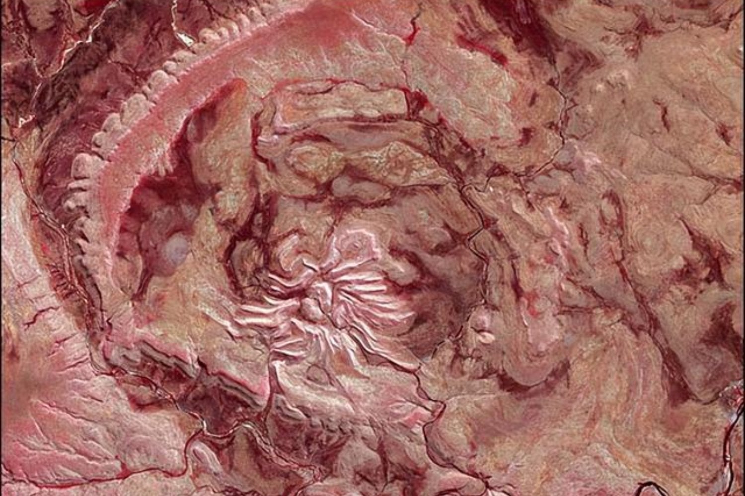 La NASA acaba de fotografiar una gigantesca araña de piedra en Australia. El misterio es qué ocurrió allí hace cientos de millones de años