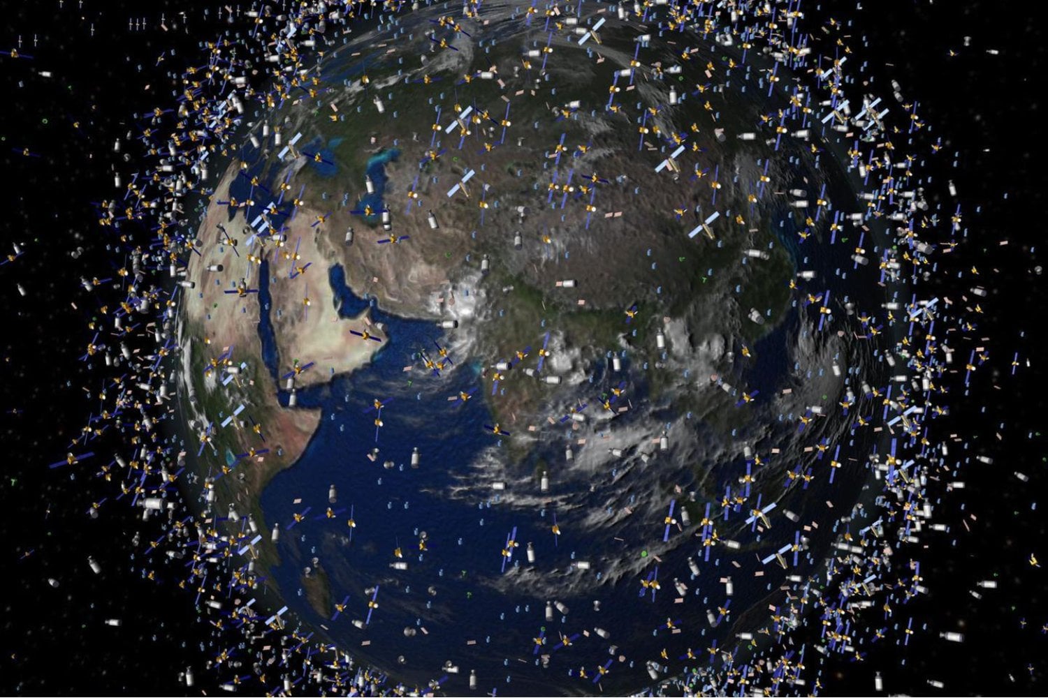 La Tierra está rodeada de millones de fragmentos de basura espacial. La NASA acaba de enviar una nave para enfrentar un problema cada vez más peligroso
